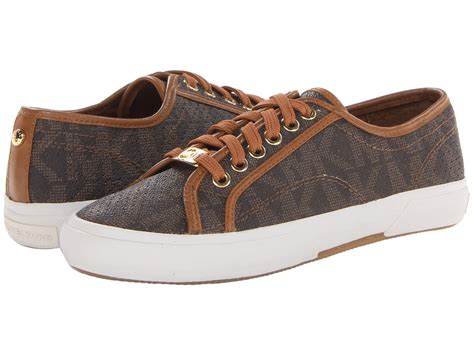 browns michael kors shoes sale|Michael Kors brown sneakers.